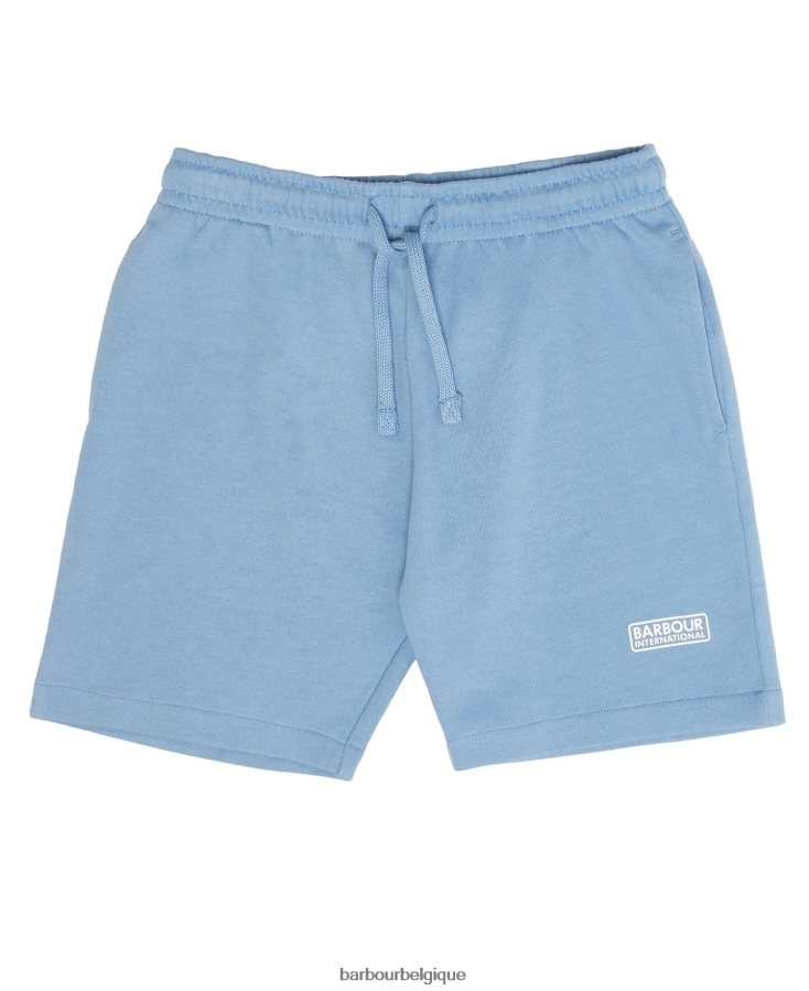 vêtements Barbour ensemble short et sweat demi-zip trick noir classique garçons T2L6ZP2526