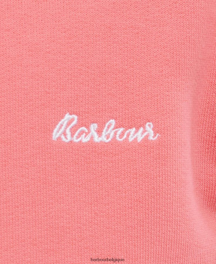 vêtements Barbour robe de lyla poinçon rose filles T2L6ZP2570