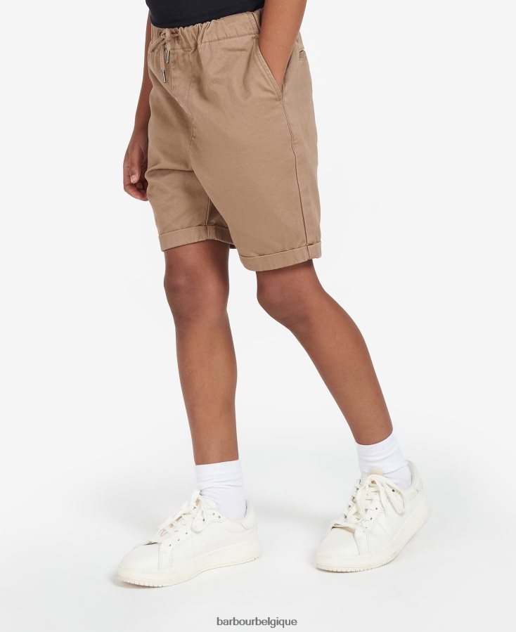 vêtements Barbour short chino marine de la ville garçons T2L6ZP2504