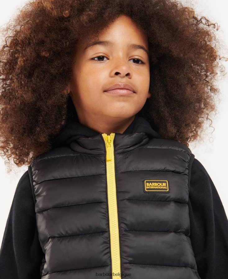 vêtements Barbour gilet de roseau vrai bleu garçons T2L6ZP2483