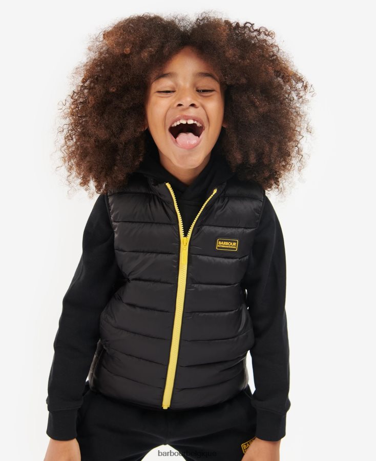 vêtements Barbour gilet de roseau vrai bleu garçons T2L6ZP2483