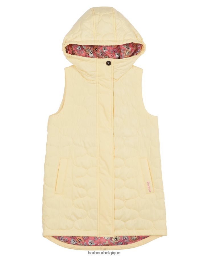 vêtements Barbour gilet long nahla primevère/fleuri rétro filles T2L6ZP2557