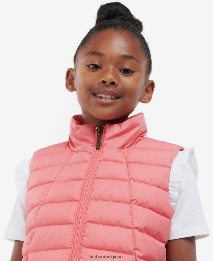 vêtements Barbour gilet yara chien multi marine/marine filles T2L6ZP2554