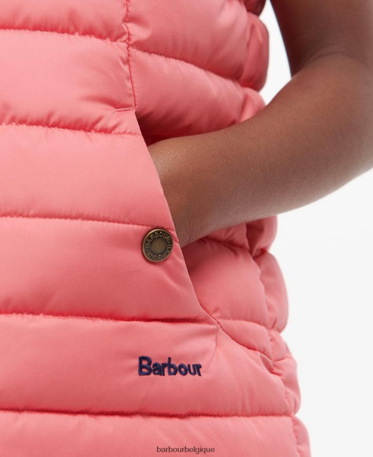 vêtements Barbour gilet yara chien multi marine/marine filles T2L6ZP2554