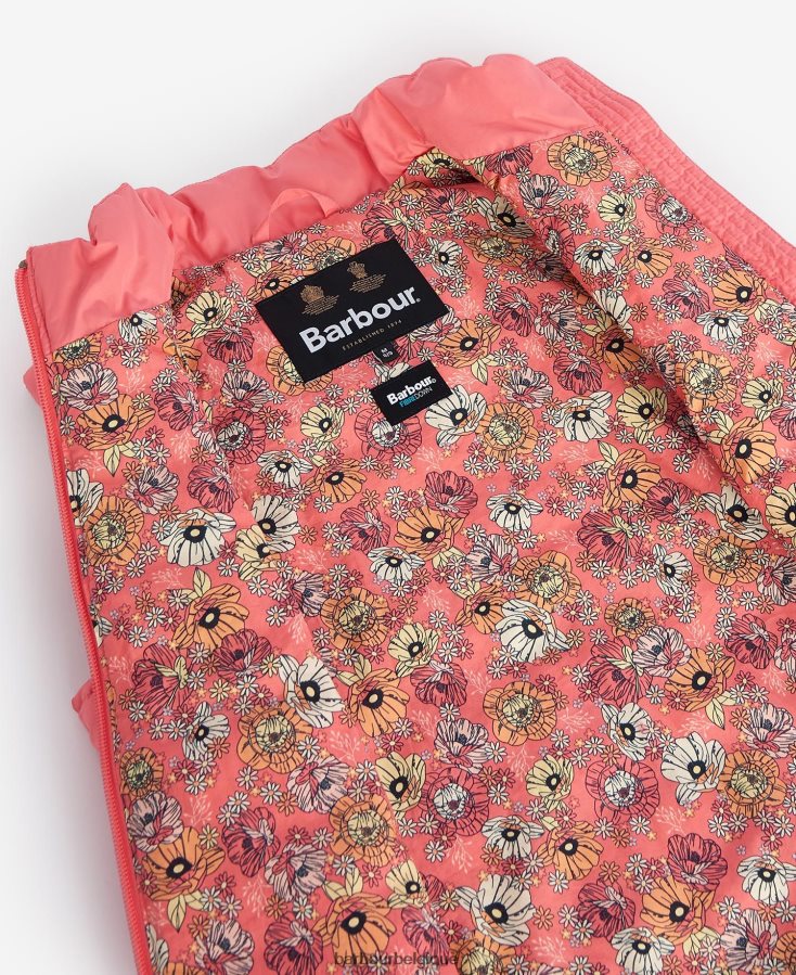 vêtements Barbour gilet yara chien multi marine/marine filles T2L6ZP2554