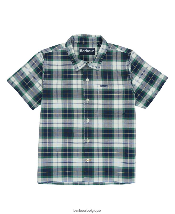 vêtements Barbour chemise tartan oxbridge tartan de lierre d\'été garçons T2L6ZP2515