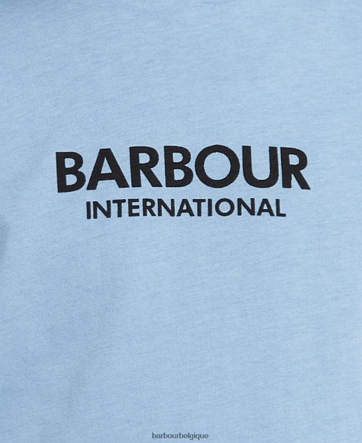 vêtements Barbour t-shirt formule noir garçons T2L6ZP2530