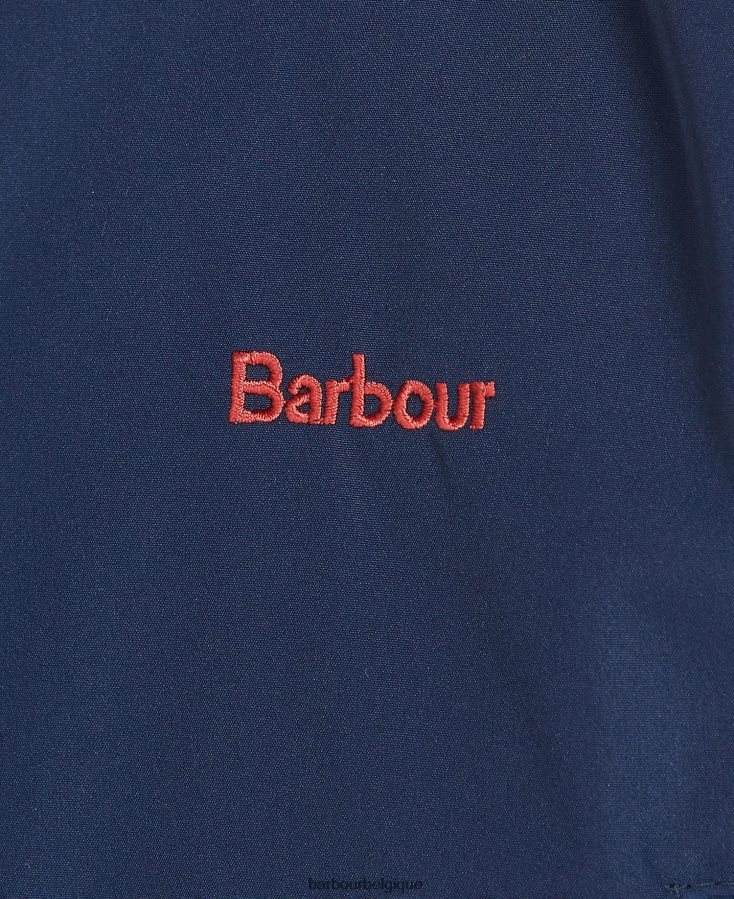 vêtements Barbour domus veste imperméable à capuche marine classique garçons T2L6ZP2490