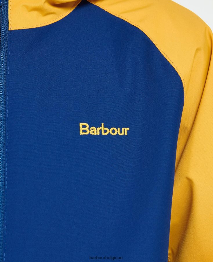 vêtements Barbour veste imperméable cromar ocre garçons T2L6ZP2499