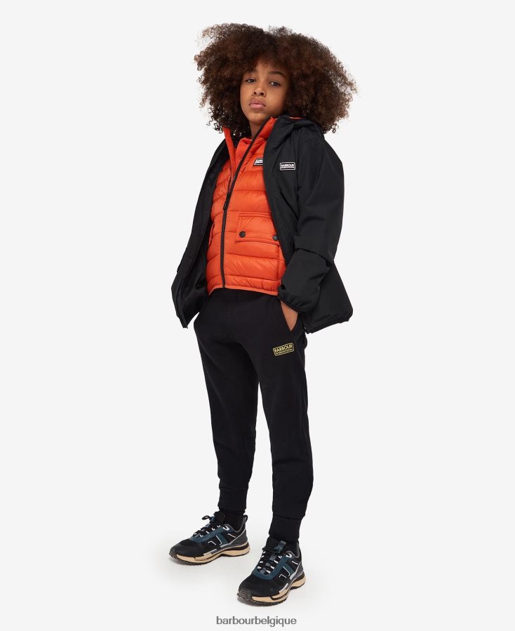 vêtements Barbour veste imperméable kénétique forêt garçons T2L6ZP2485