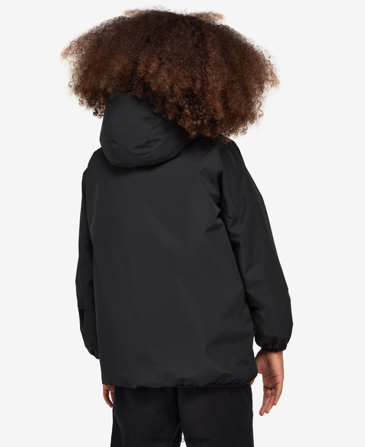 vêtements Barbour veste imperméable kénétique forêt garçons T2L6ZP2485