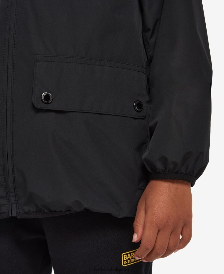 vêtements Barbour veste imperméable kénétique forêt garçons T2L6ZP2485