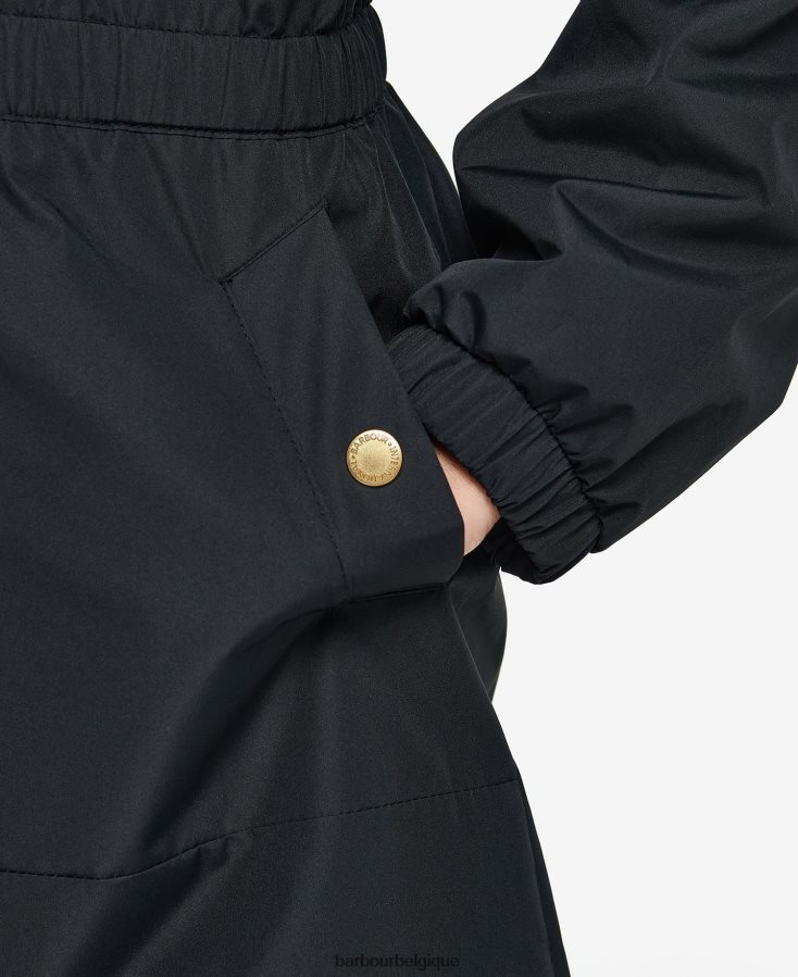 vêtements Barbour veste imperméable à la palangre rein vert palmier filles T2L6ZP2559