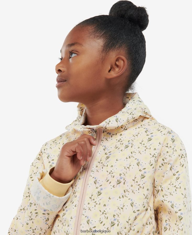 vêtements Barbour veste imperméable maara imprimée petit tournesol filles T2L6ZP2553