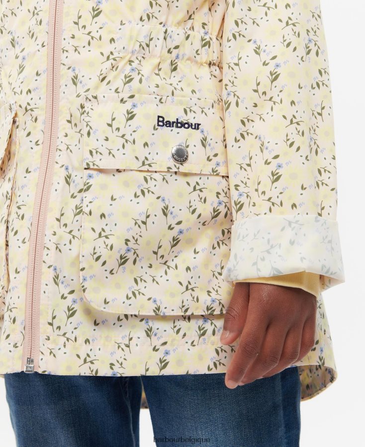 vêtements Barbour veste imperméable maara imprimée petit tournesol filles T2L6ZP2553