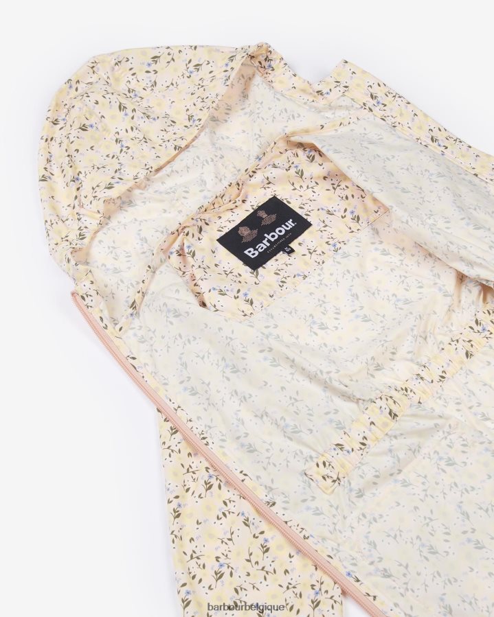 vêtements Barbour veste imperméable maara imprimée petit tournesol filles T2L6ZP2553