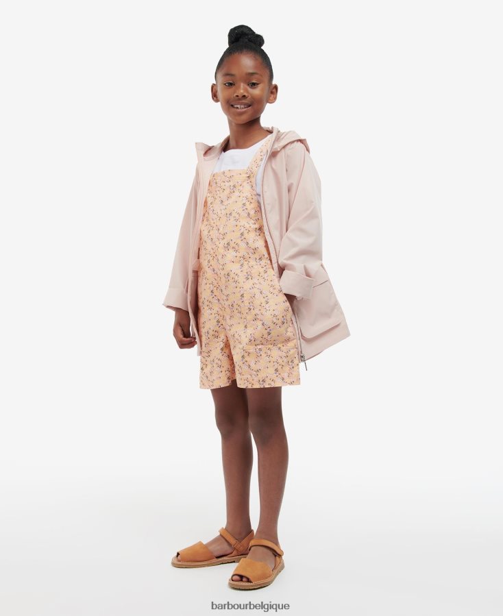 vêtements Barbour veste imperméable maara pêche clair filles T2L6ZP2555