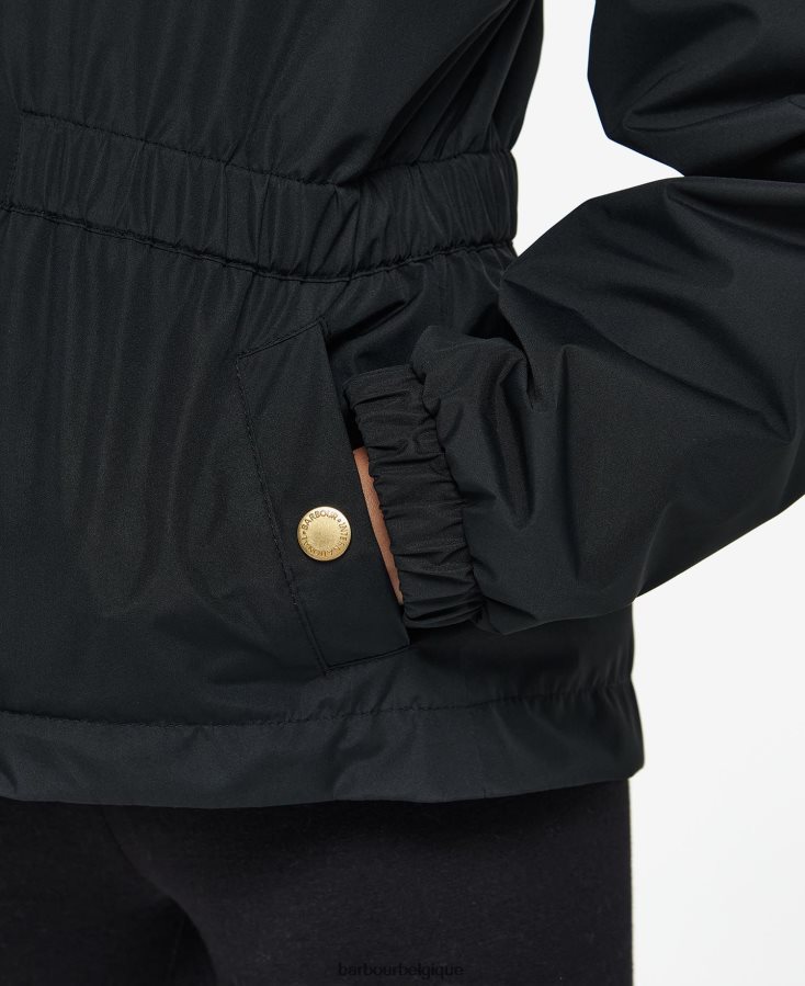 vêtements Barbour veste imperméable valtteri noir classique filles T2L6ZP2558