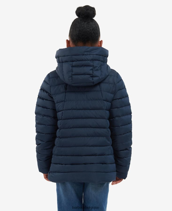 vêtements Barbour veste matelassée coraline punch rose/fleuri rétro filles T2L6ZP2545