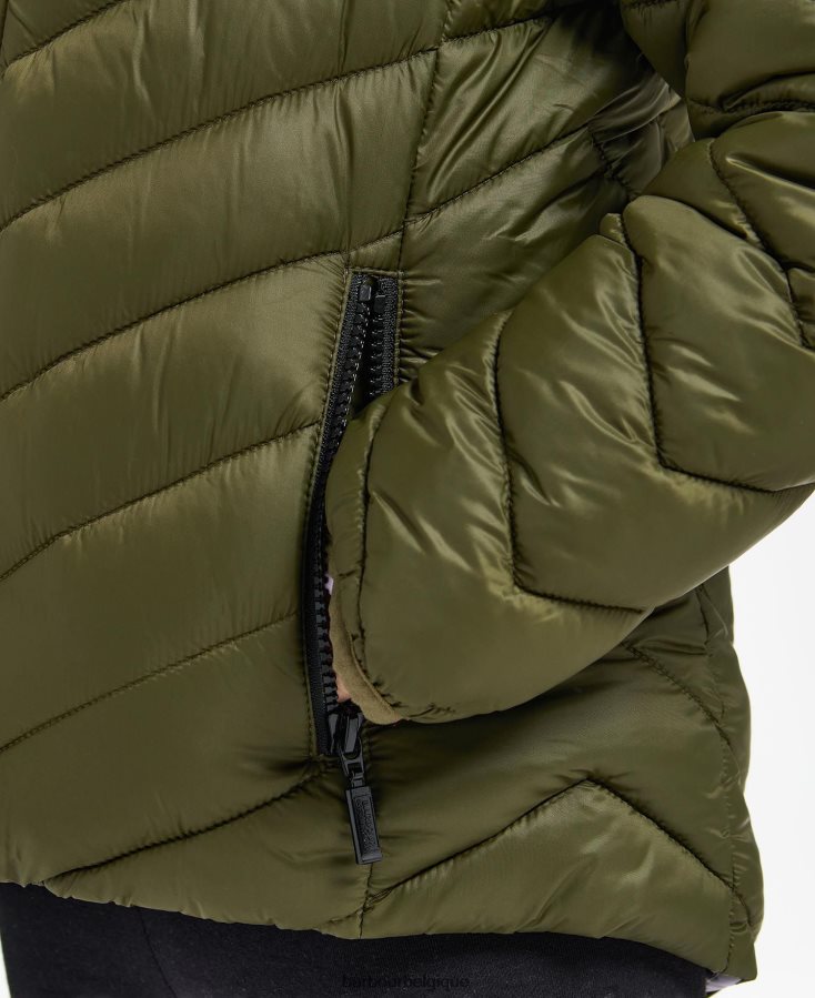 vêtements Barbour veste matelassée cosford terrazzo cerise/cerise filles T2L6ZP2548