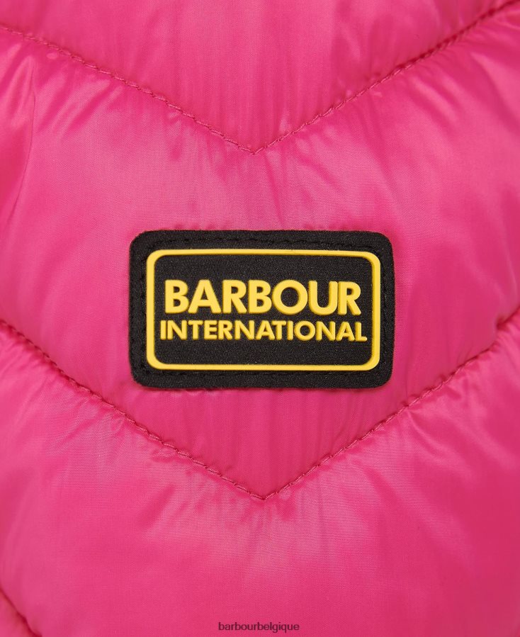vêtements Barbour veste matelassée cosford terrazzo cerise/cerise filles T2L6ZP2549