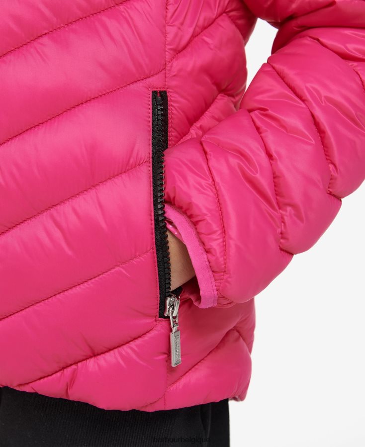 vêtements Barbour veste matelassée cosford terrazzo cerise/cerise filles T2L6ZP2549