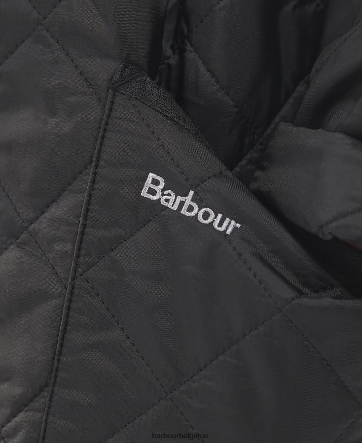 vêtements Barbour veste matelassée liddesdale noir garçons T2L6ZP2478