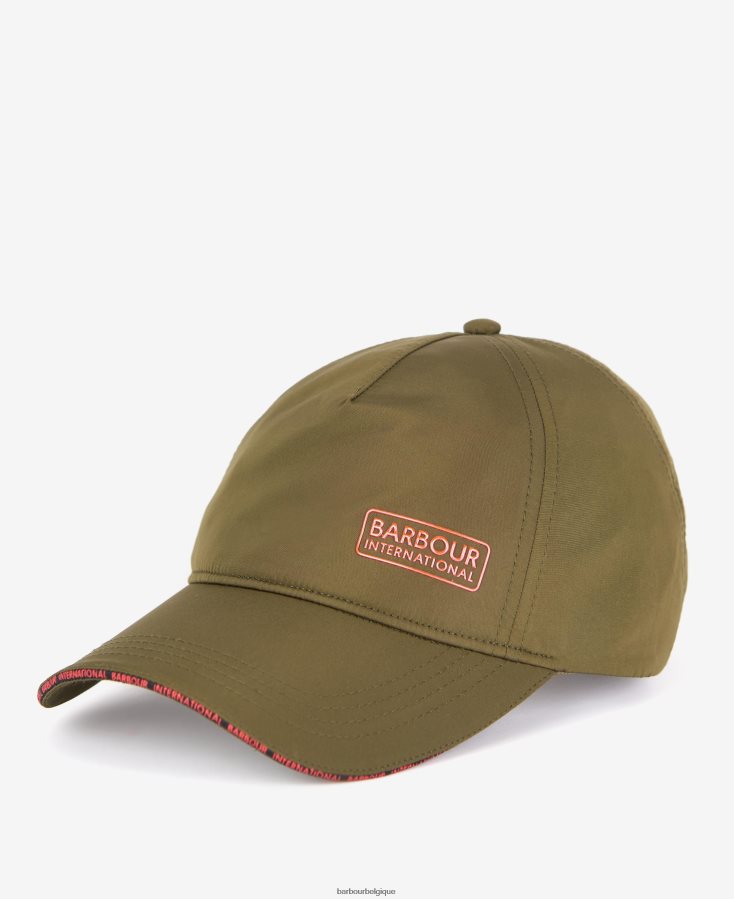 accessoires Barbour casquette de sport magna palmier vert femmes T2L6ZP2433