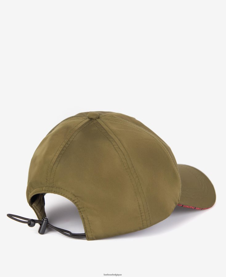 accessoires Barbour casquette de sport magna palmier vert femmes T2L6ZP2433