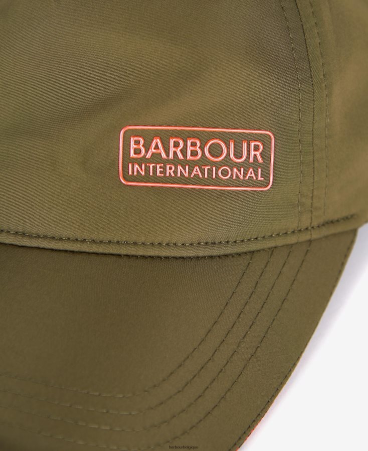 accessoires Barbour casquette de sport magna palmier vert femmes T2L6ZP2433
