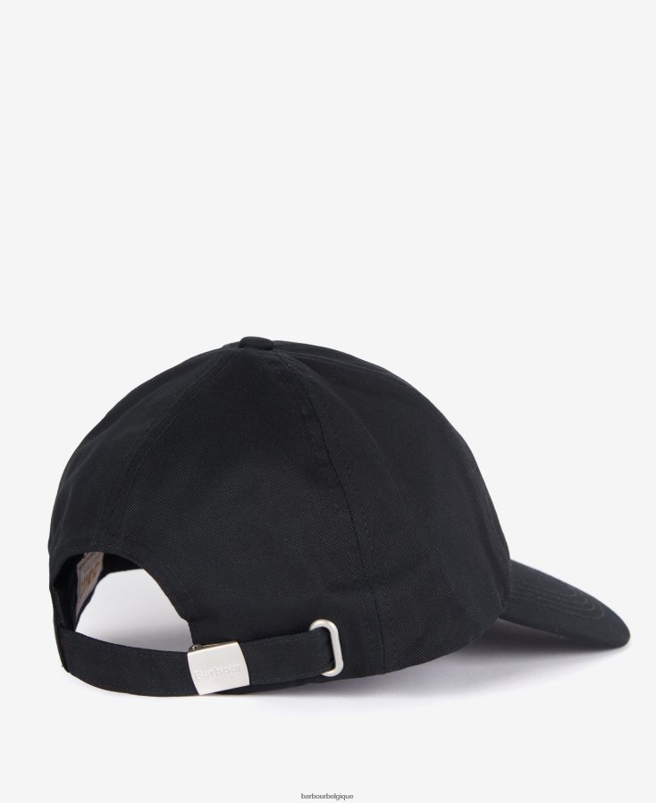 accessoires Barbour casquette de sport olivia noir classique femmes T2L6ZP2430