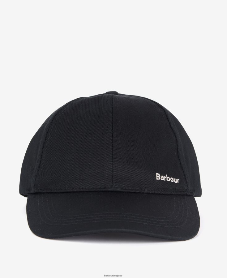 accessoires Barbour casquette de sport olivia noir classique femmes T2L6ZP2430