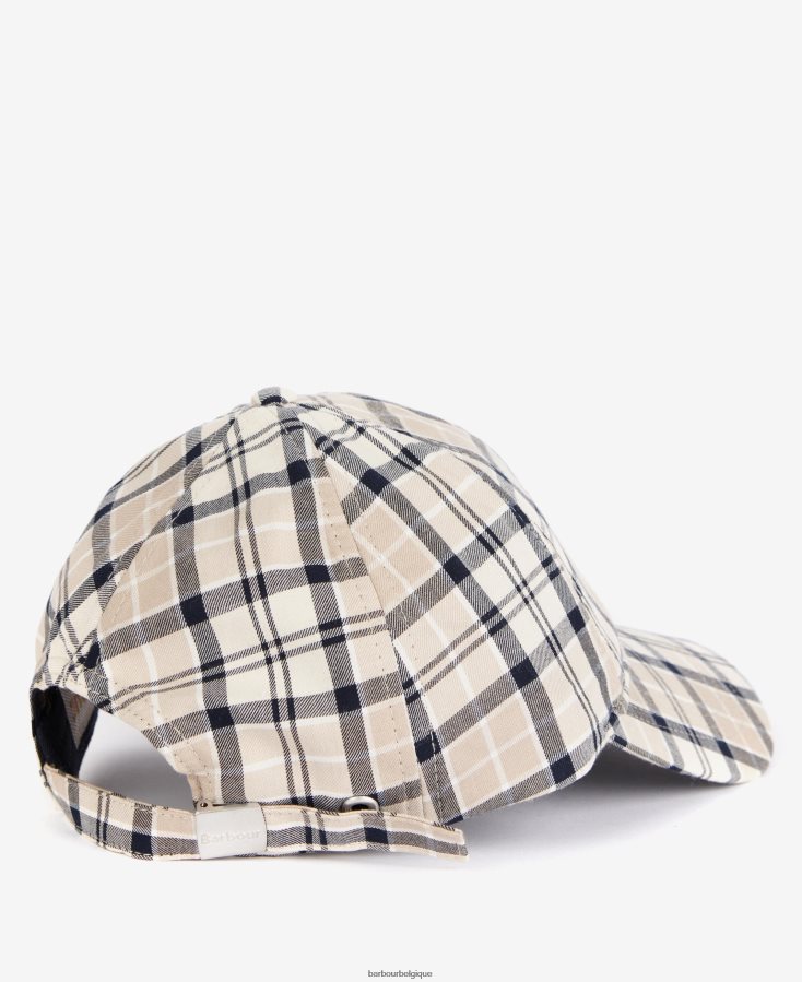 accessoires Barbour casquette de sport tartan rosie trench/marine femmes T2L6ZP2429