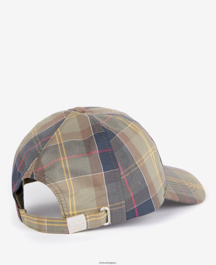 accessoires Barbour casquette de sport tartan rosie trench/marine femmes T2L6ZP2438