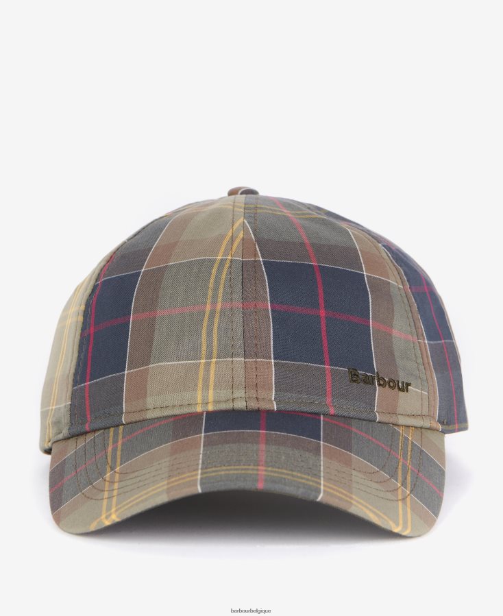 accessoires Barbour casquette de sport tartan rosie trench/marine femmes T2L6ZP2438