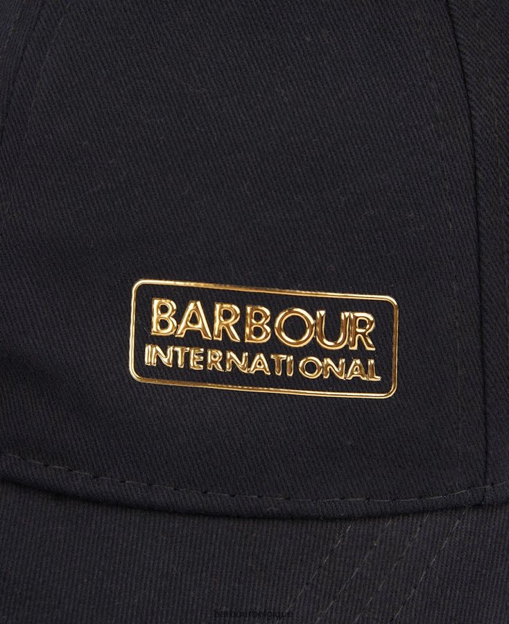 accessoires Barbour casquette sport international norton noir femmes T2L6ZP2426