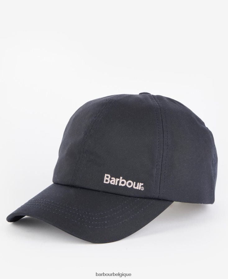 accessoires Barbour casquette sport wax belsay marine/classique femmes T2L6ZP2425