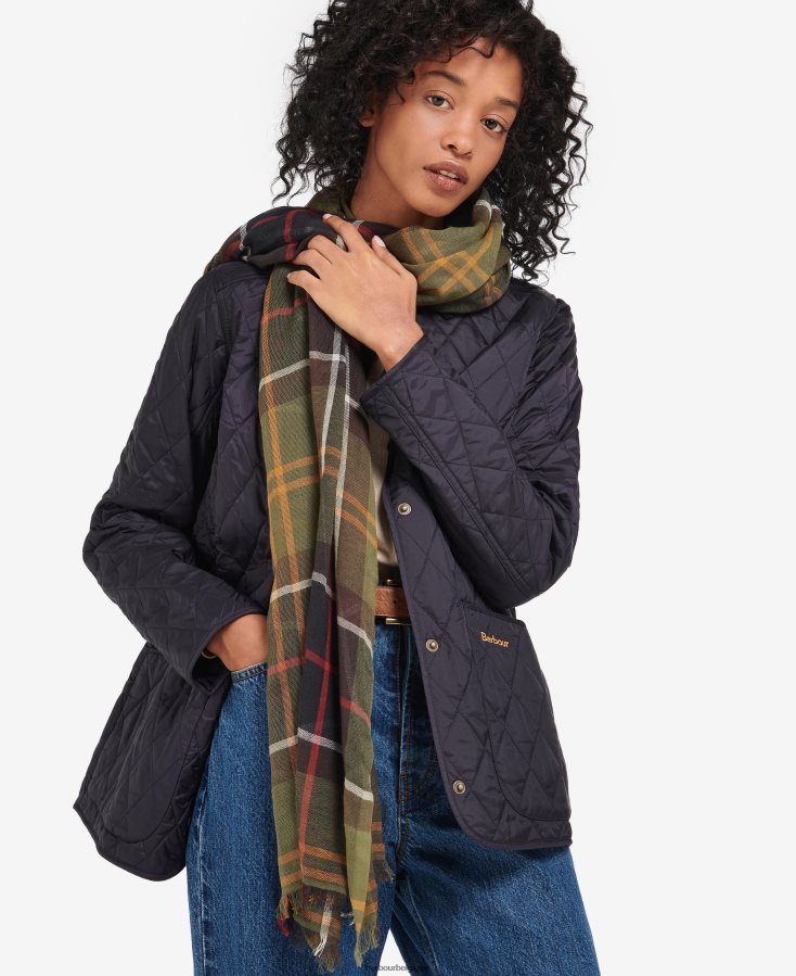 accessoires Barbour wrap tartan christie classique femmes T2L6ZP2446