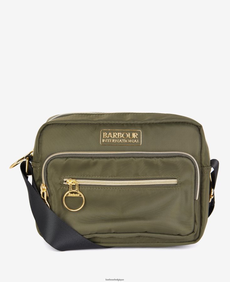 accessoires Barbour sac à bandoulière qualifier palmier vert femmes T2L6ZP2410