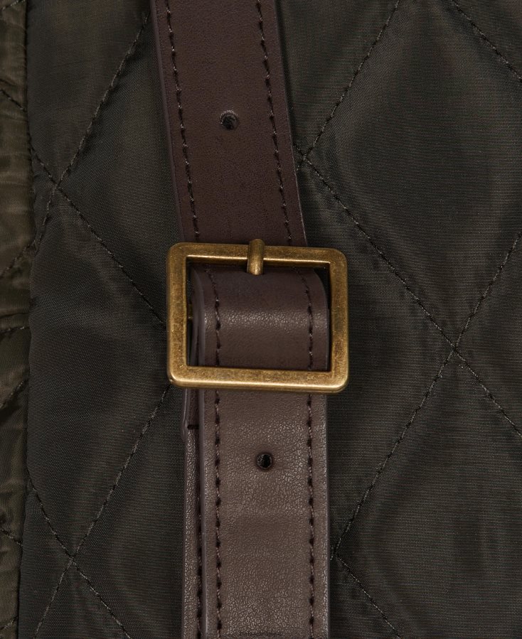 accessoires Barbour sac à dos matelassé witford toile de jute femmes T2L6ZP2392