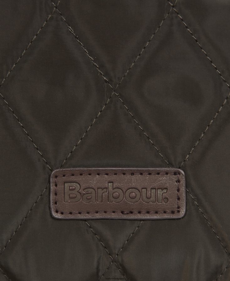 accessoires Barbour sac à dos matelassé witford toile de jute femmes T2L6ZP2392