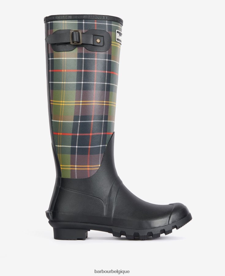 chaussure Barbour tartan bede wellingtons tartan classique femmes T2L6ZP2172