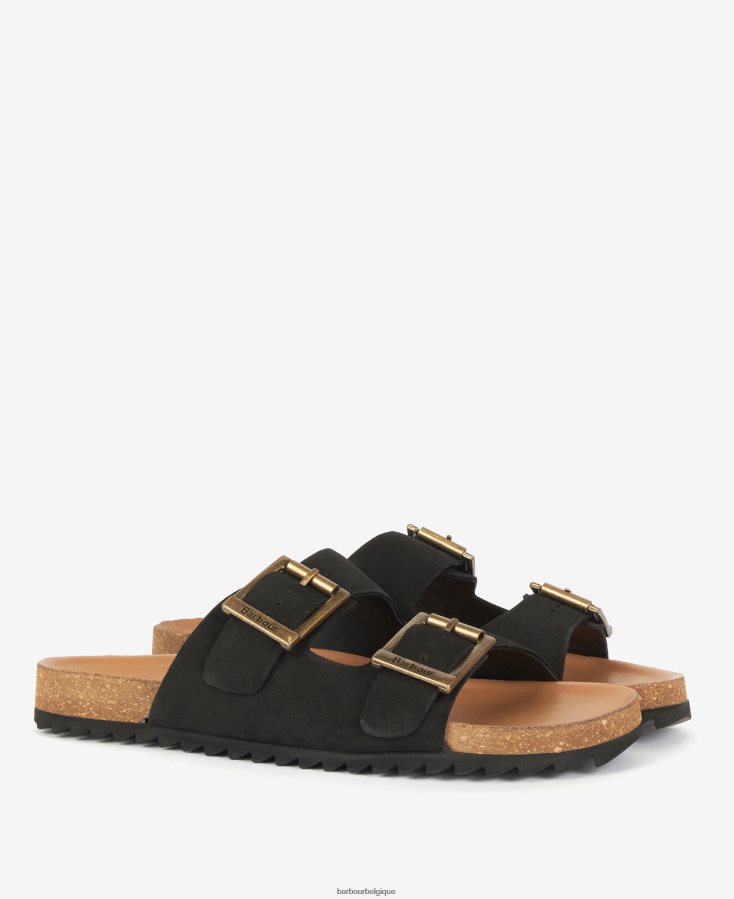 chaussure Barbour sandales allegra à deux brides blanc classique femmes T2L6ZP2116