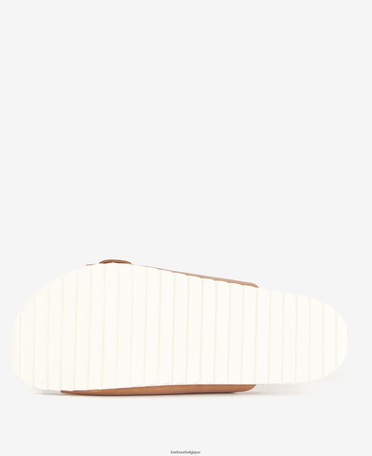 chaussure Barbour sandales allegra à deux brides blanc classique femmes T2L6ZP2124