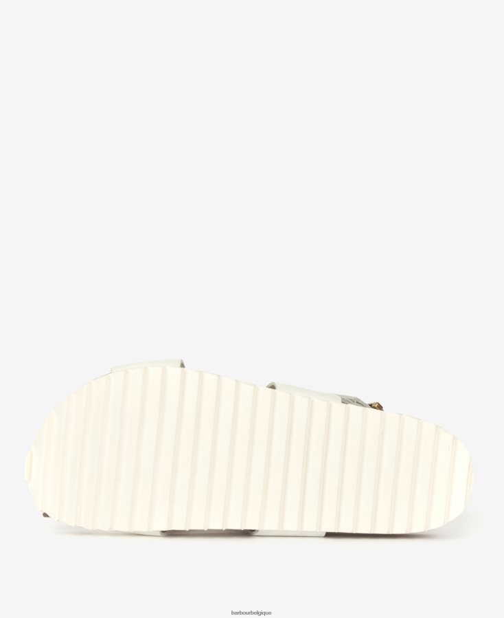 chaussure Barbour sandales à brides croisées rochelle Cognac femmes T2L6ZP2092