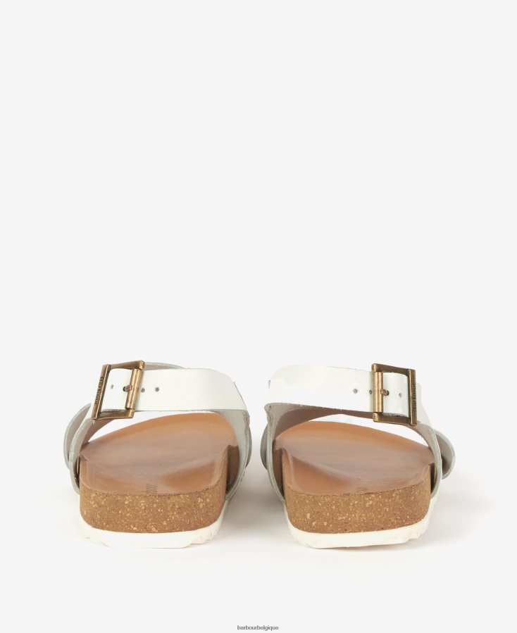 chaussure Barbour sandales à brides croisées rochelle Cognac femmes T2L6ZP2092