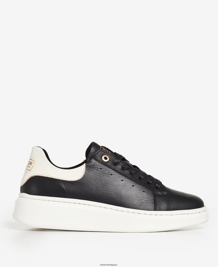 chaussure Barbour amanza formateurs noir classique femmes T2L6ZP2129