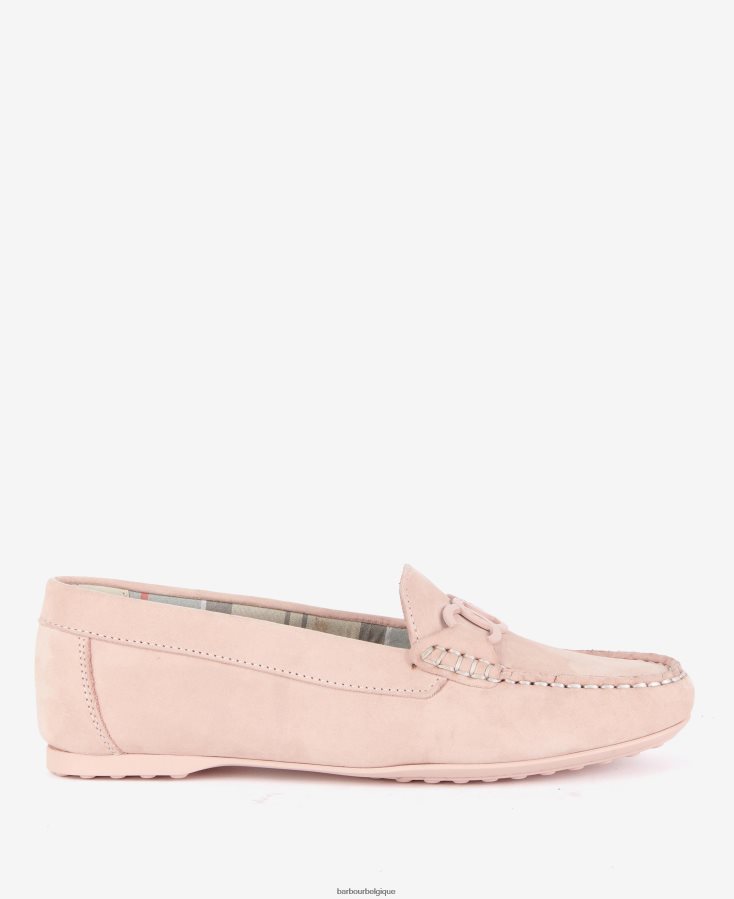 chaussure Barbour chaussures de conduite astrid rouge classique femmes T2L6ZP2143