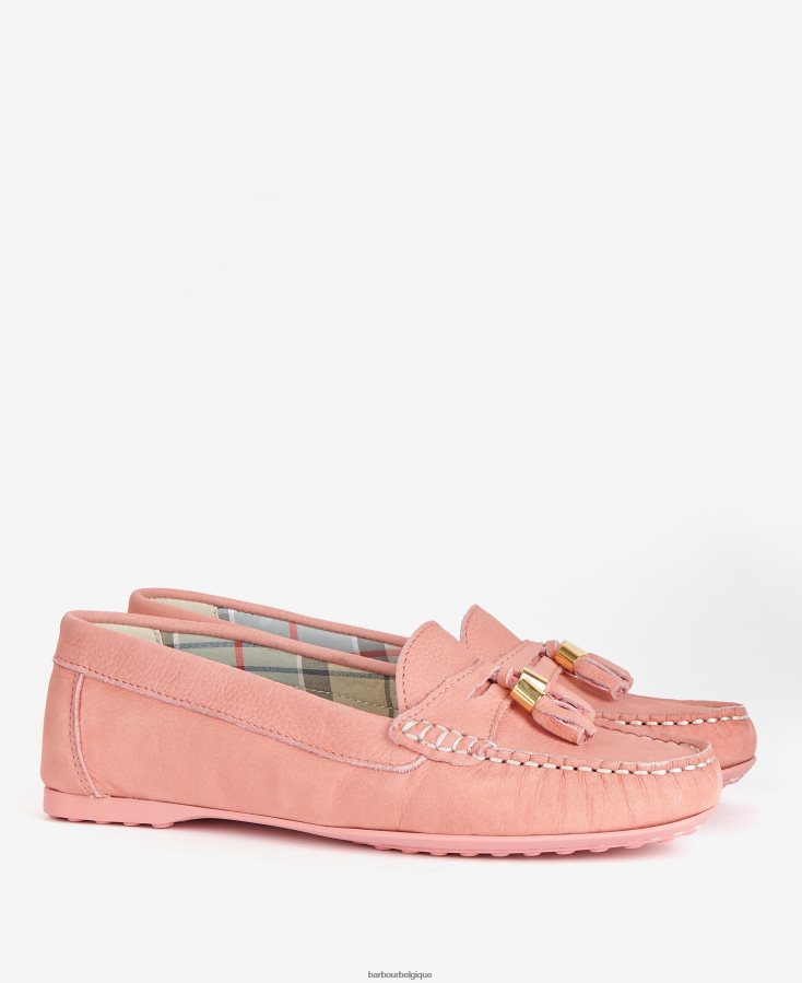 chaussure Barbour chaussures de conduite myla pêche femmes T2L6ZP2145