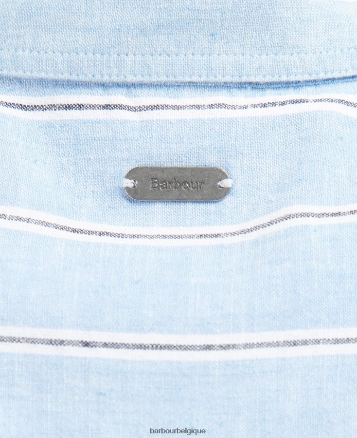 vêtements Barbour chemise bord de mer pêche clair femmes T2L6ZP1634